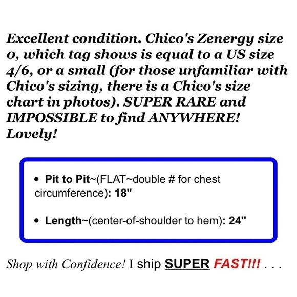 Chico's Zenergy 0 Sz 4 / 6 / S Green iKat Utility Zip Up Jacket Lightweight - Picture 2 of 7